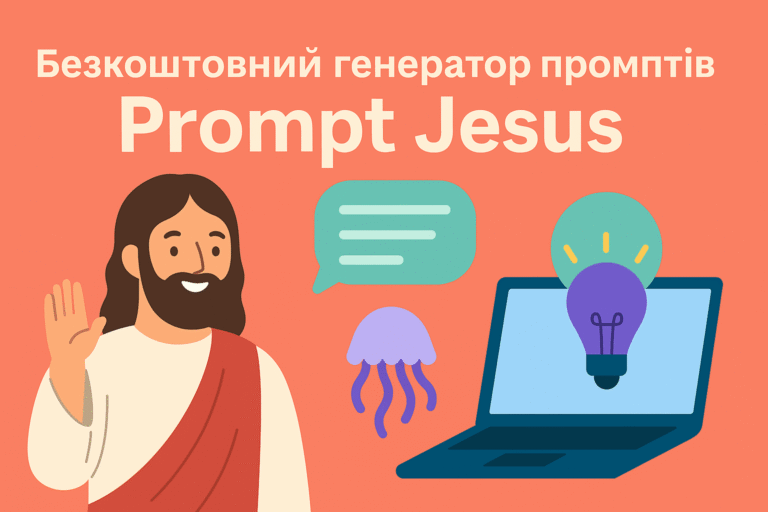 Безкоштовний генератор промптів Prompt Jesus