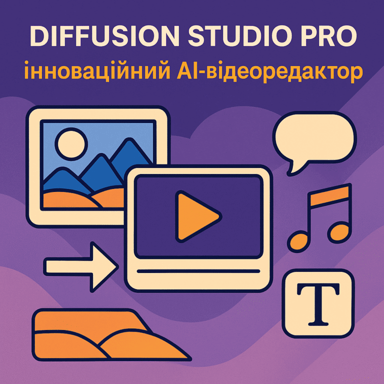 Diffusion Studio Pro — інноваційний AI-відеоредактор нового покоління