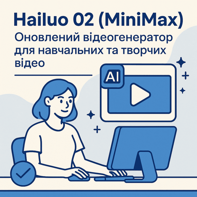 Hailuo 02 (MiniMax) Оновлений відеогенератор для навчальних та творчих відео