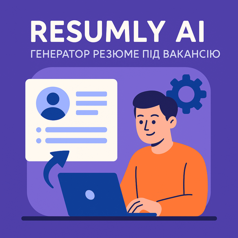 Resumly AI — генератор резюме, що адаптується під конкретну вакансію