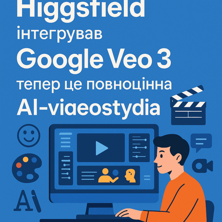 Higgsfield інтегрував Google Veo 3 — тепер це повноцінна AI-відеостудія