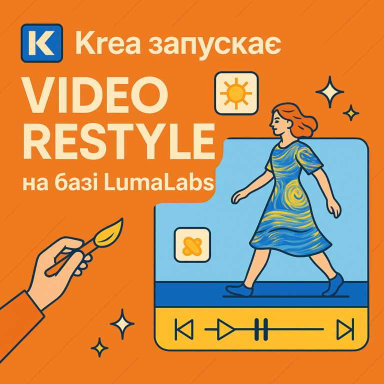 Krea запускає Video Restyle на базі LumaLabs