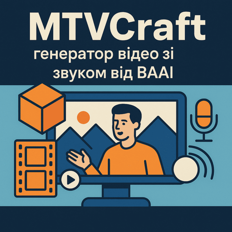 MTVCraft — перший публічний генератор відео зі звуком від BAAI