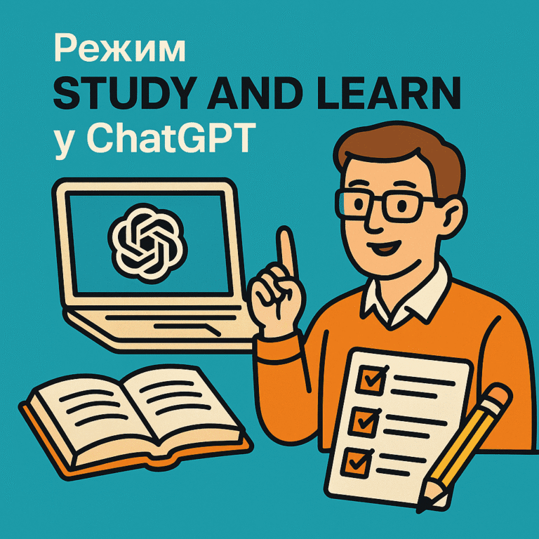 Режим Study and Learn у ChatGPT: новий підхід, щоб навчатися, а не списувати