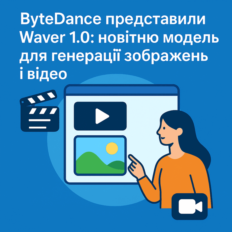 ByteDance представили Waver 1.0 новітню модель для генерації зображень і відео