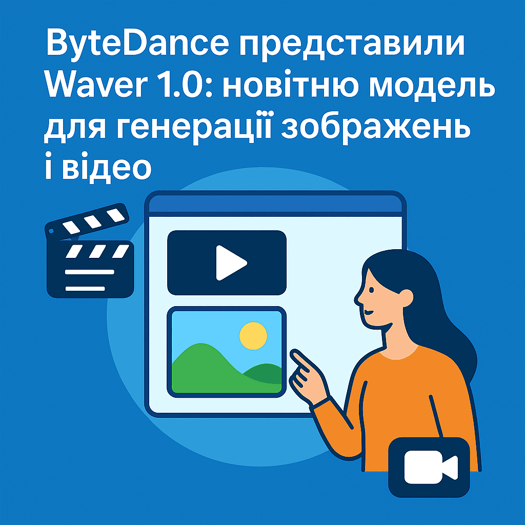 ByteDance представили Waver 1.0: новітню модель для генерації зображень і відео
