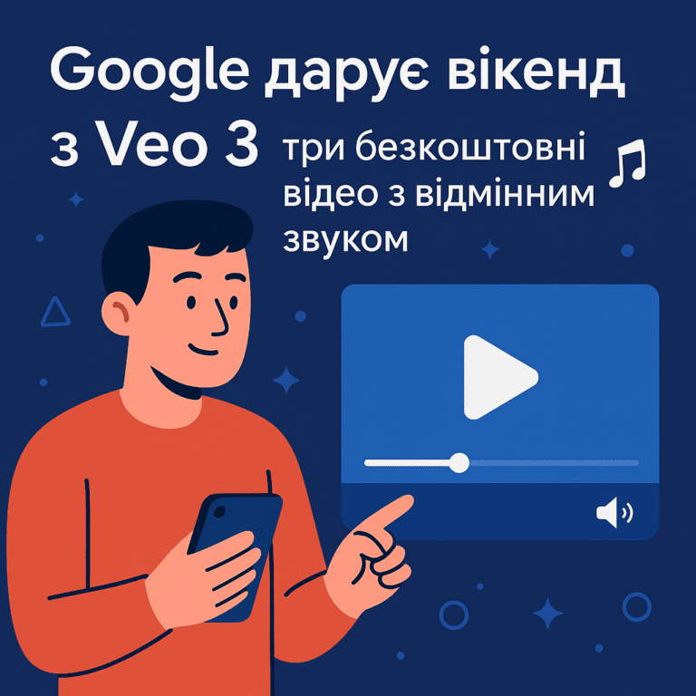 Google дарує вікенд з Veo 3 три безкоштовні відео з відмінним звуком