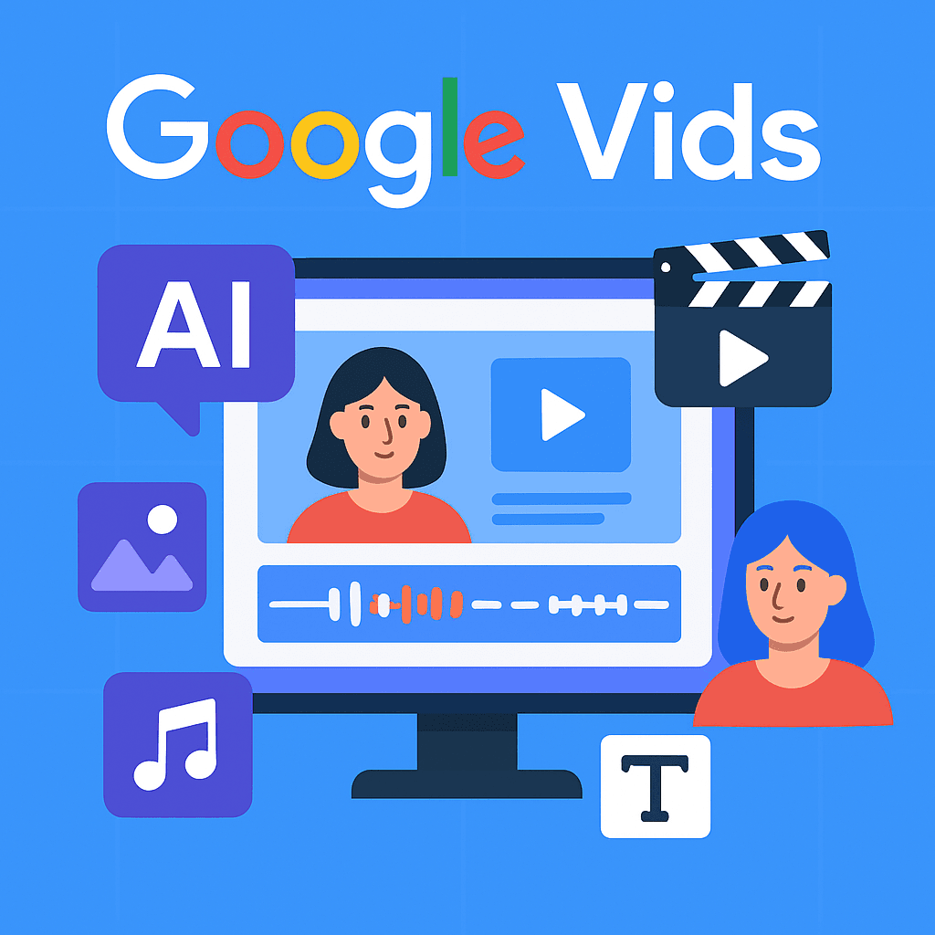 Google Vids: Безкоштовний AI-редактор відео з аватарами, анімацією та шаблонами для соцмереж