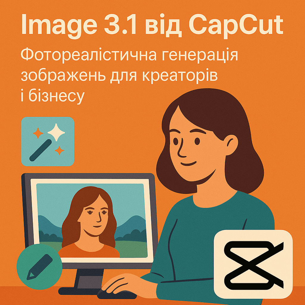 Image 3.1 від CapCut — фотореалістична генерація зображень для креаторів і бізнесу