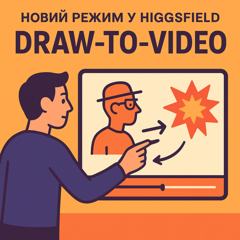 Новий режим у Higgsfield — Draw-to-Video