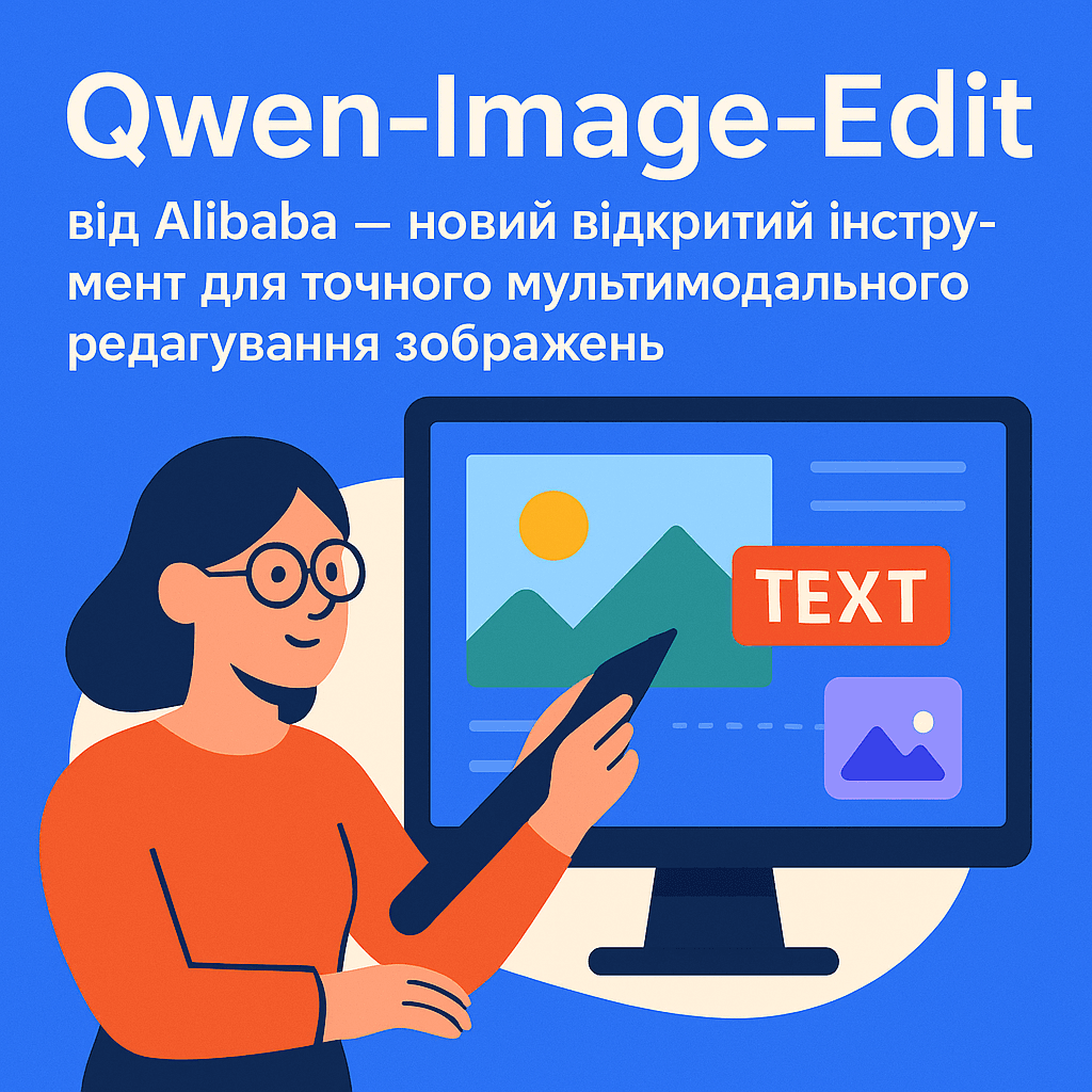 Qwen-Image-Edit: від Alibaba — новий відкритий інструмент для точного мультимодального редагування зображень