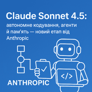 Anthropic нещодавно представила Claude Sonnet 4.5