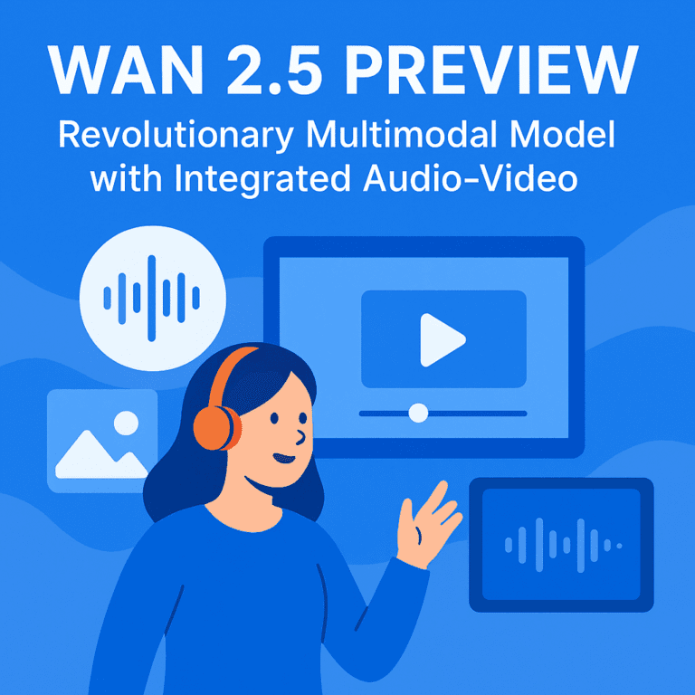 Wan 2.5 Preview — революційна мультимодальна модель з інтегрованим аудіо-відео та новими можливостями