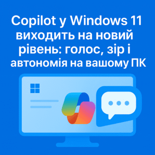 Copilot у Windows 11 виходить на новий рівень: голос, зір і автономія на вашому ПК