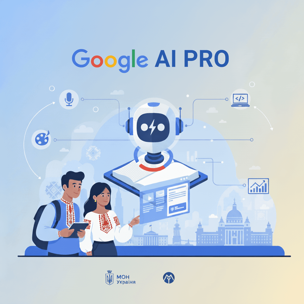 Безкоштовний річний доступ до Google Gemini AI Pro для українських студентів