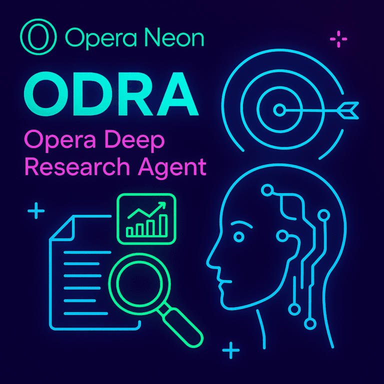 Opera представляє ODRA — глибокий дослідницький агент для браузера Neon
