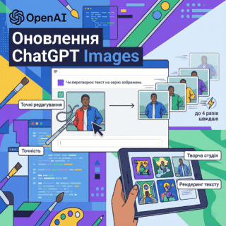 OpenAI представляє оновлений ChatGPT Images: точність, швидкість та творча свобода