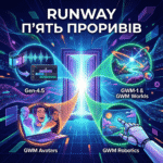 Runway відкриває нову еру: п’ять проривів у відео, симуляції та моделюванні світу