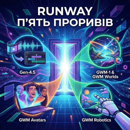 Runway відкриває нову еру: п’ять проривів у відео, симуляції та моделюванні світу