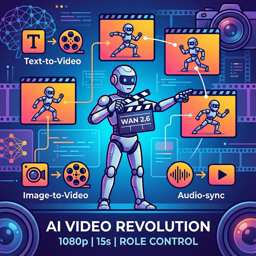 Представлено Wan 2.6 — нове покоління AI-відео з рольовими персонажами