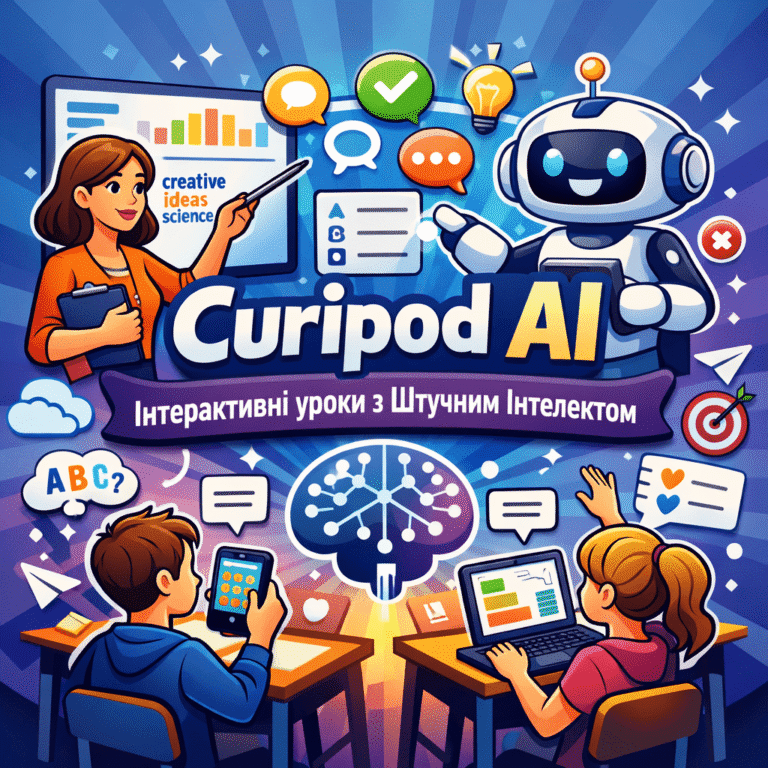 Curipod AI: Огляд інструменту для створення інтерактивних уроків з ШІ