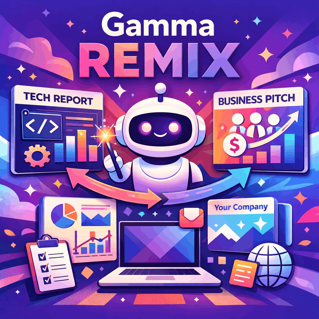 Gamma Remix: Як перетворити одну презентацію на десятки нових за лічені хвилини