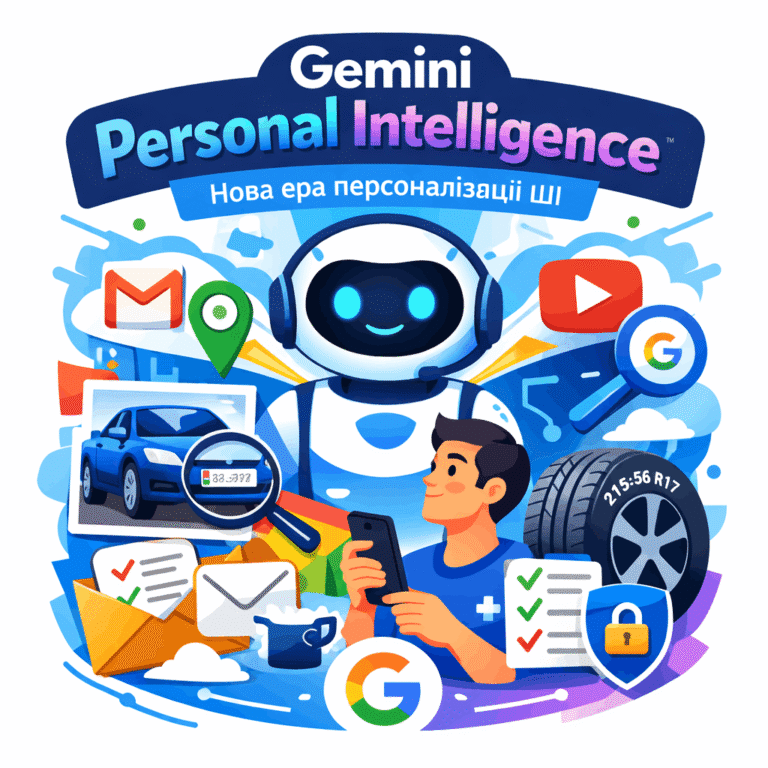 Gemini представляє Personal Intelligence: Нова ера персоналізації ШІ