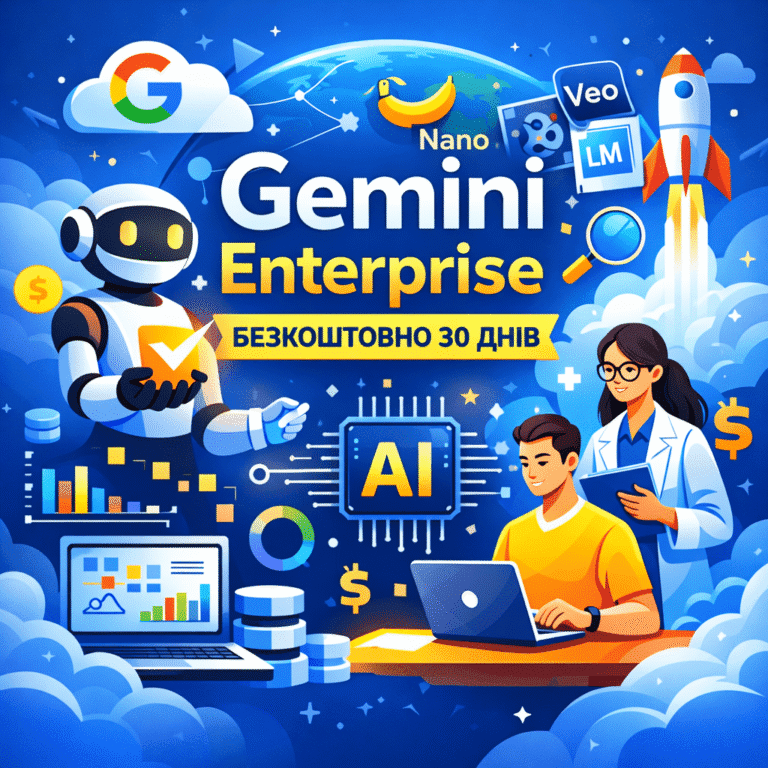 Google відкрив безкоштовний доступ до Gemini Enterprise на 30 днів