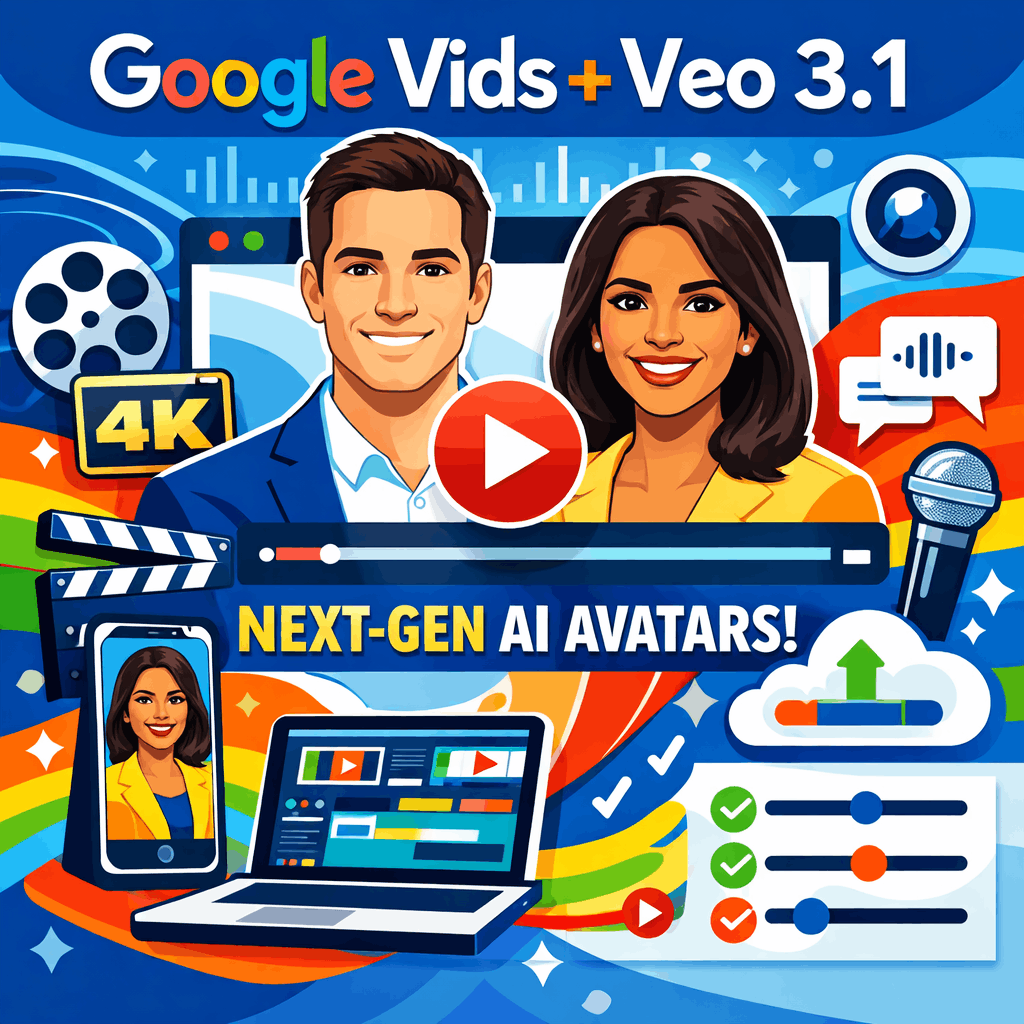 Google Vids отримує масштабний апгрейд: ШІ-аватари на базі Veo 3.1 стають ще реалістичнішими