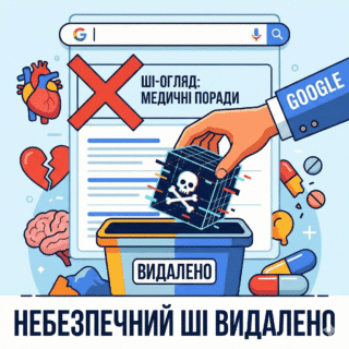Google видаляє небезпечні медичні поради з ШІ-пошуку: результати розслідування