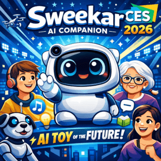Іграшка зі штучним інтелектом: презентація Sweekar — кишенькового AI-компаньйона на CES 2026