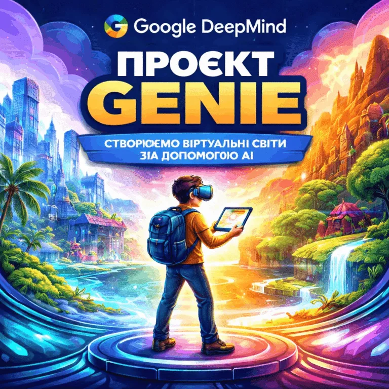 Project Genie від Google DeepMind: Створення ігор за допомогою ШІ