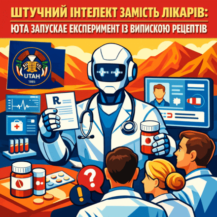 ШІ замість лікарів: Юта дозволила AI виписувати рецепти