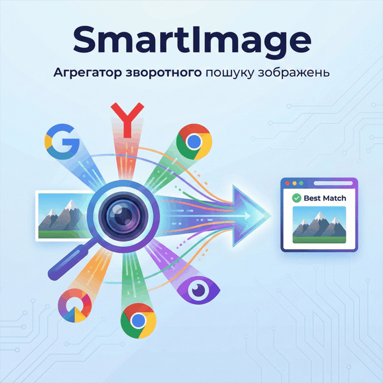 SmartImage: універсальний хаб для зворотного пошуку зображень