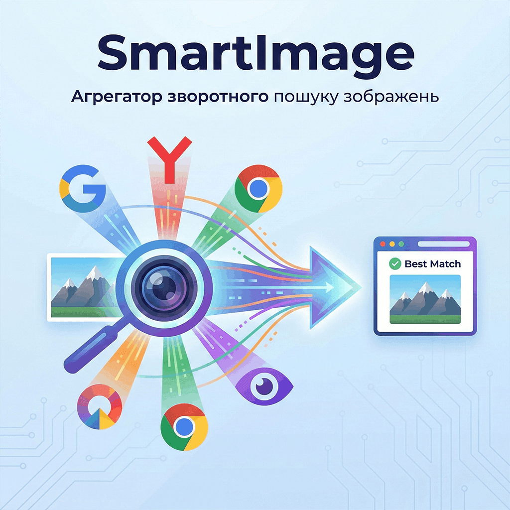 SmartImage: універсальний хаб для зворотного пошуку зображень