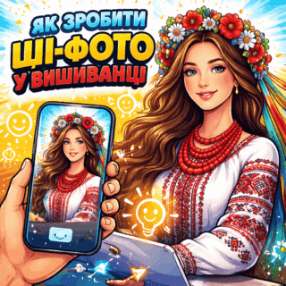 Як зробити ШІ-фото у вишиванці для Instagram: покрокова інструкція 2026