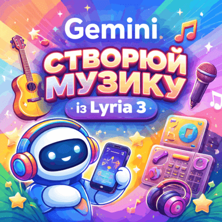 Музична революція в Gemini: Як нейромережа Lyria 3 перетворює текст та фото на авторські треки