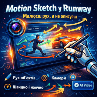Runway Gen-4.5: Огляд функції Motion Sketch для керування відео