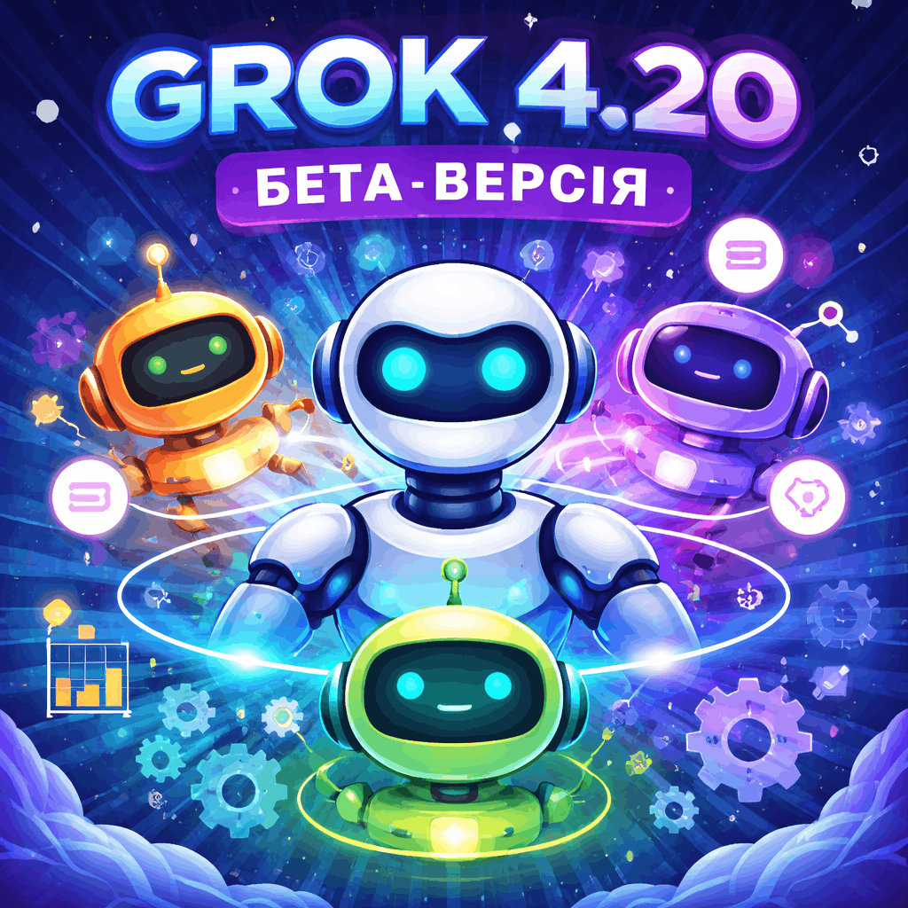 xAI представила Grok 4.20 Beta: чотири «агенти-експерти» тепер доступні кожному