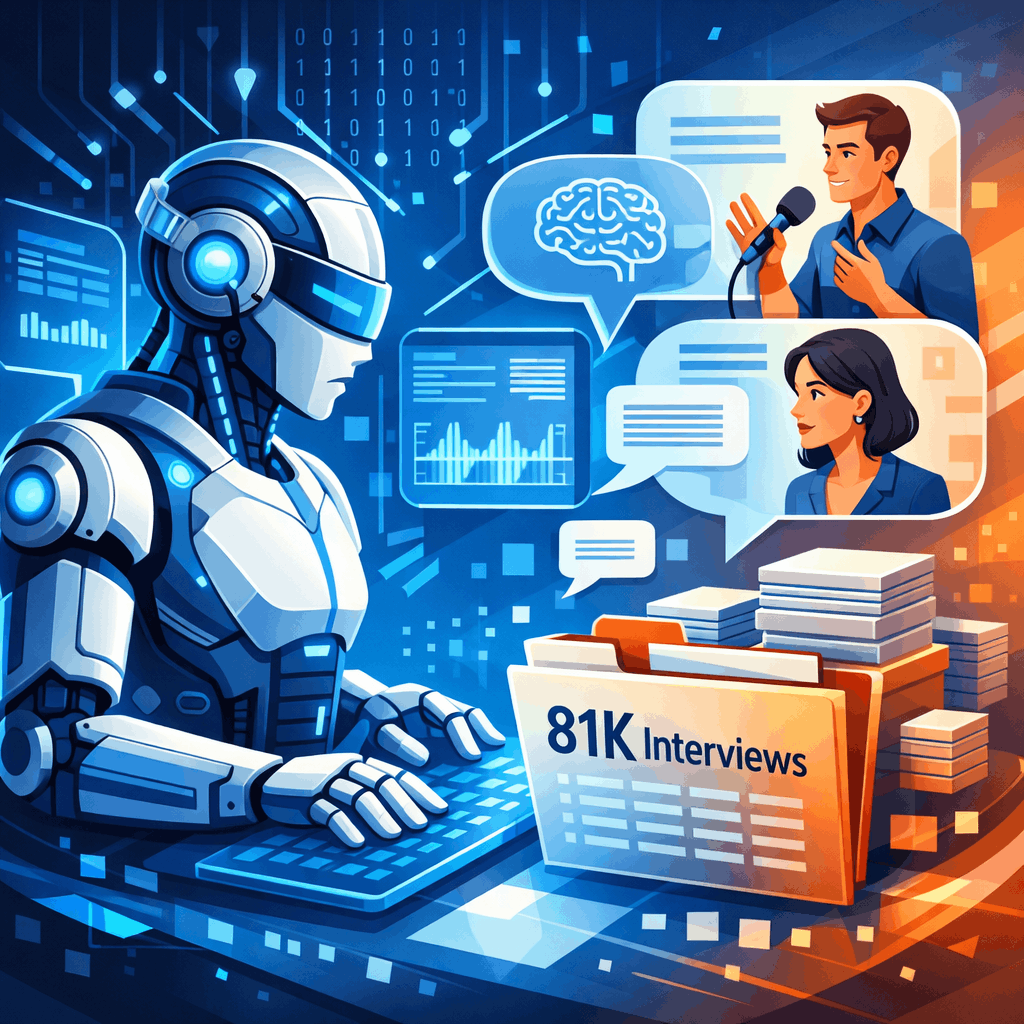 Anthropic аналізує 81 000 інтерв’ю за допомогою ШІ Claude