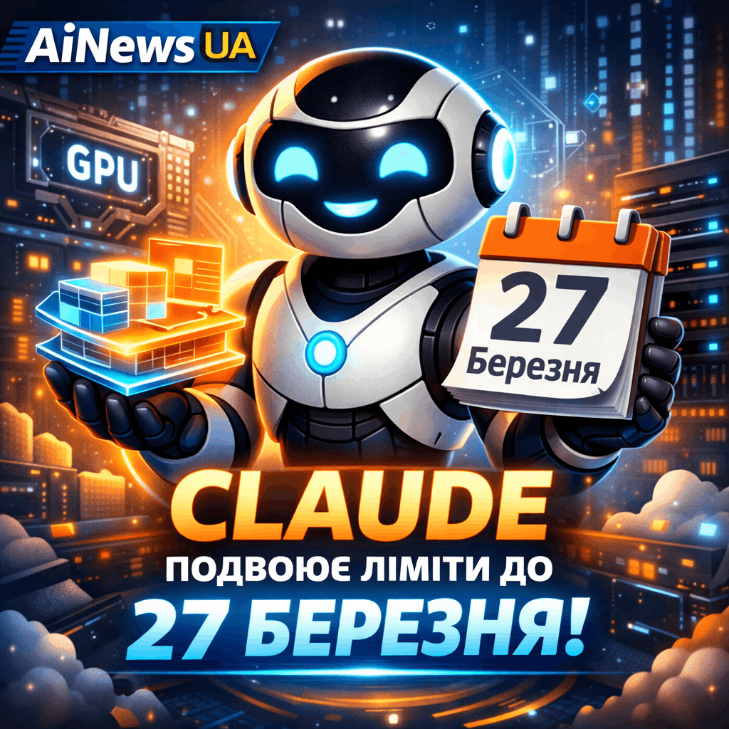 Anthropic подвоює ліміти використання Claude: деталі масштабної акції березня 2026 року