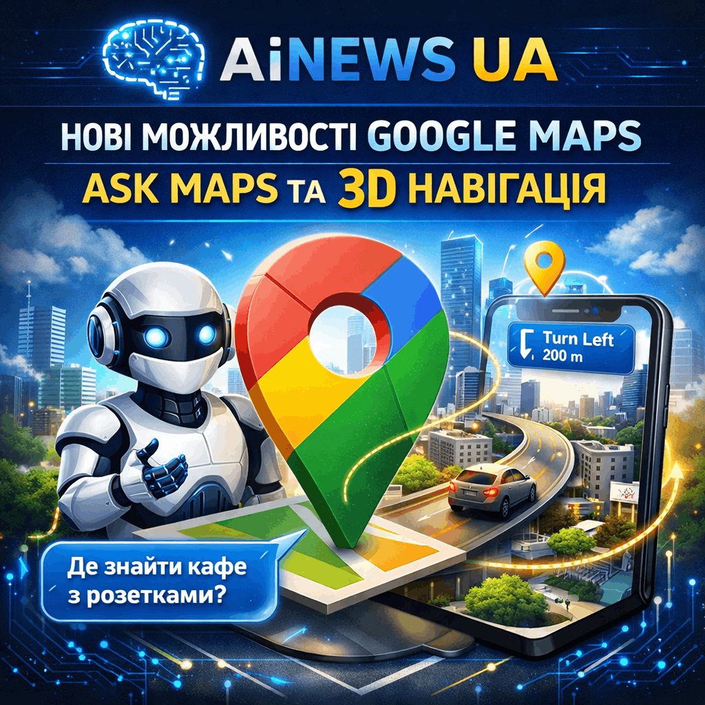 Google представила Ask Maps і Immersive Navigation — нову еру навігації зі штучним інтелектом