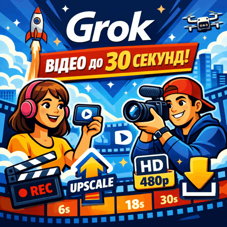 У Grok тепер можна створювати відео до 30 секунд безкоштовно