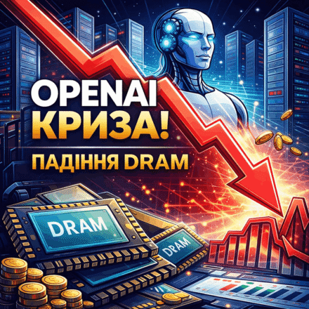 OpenAI шокувала ринок: ціни на пам’ять летять вниз