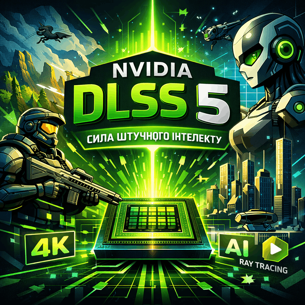 NVIDIA DLSS 5: прорив у графіці завдяки штучному інтелекту