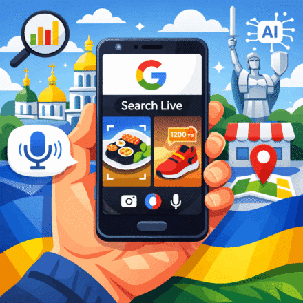 Google Search Live в Україні: пошук голосом і камерою