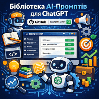 Топ AI-промпти з GitHub: готові рішення для ChatGPT