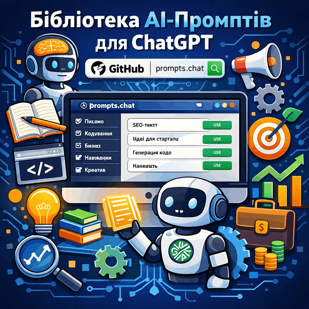 Топ AI-промпти з GitHub: готові рішення для ChatGPT