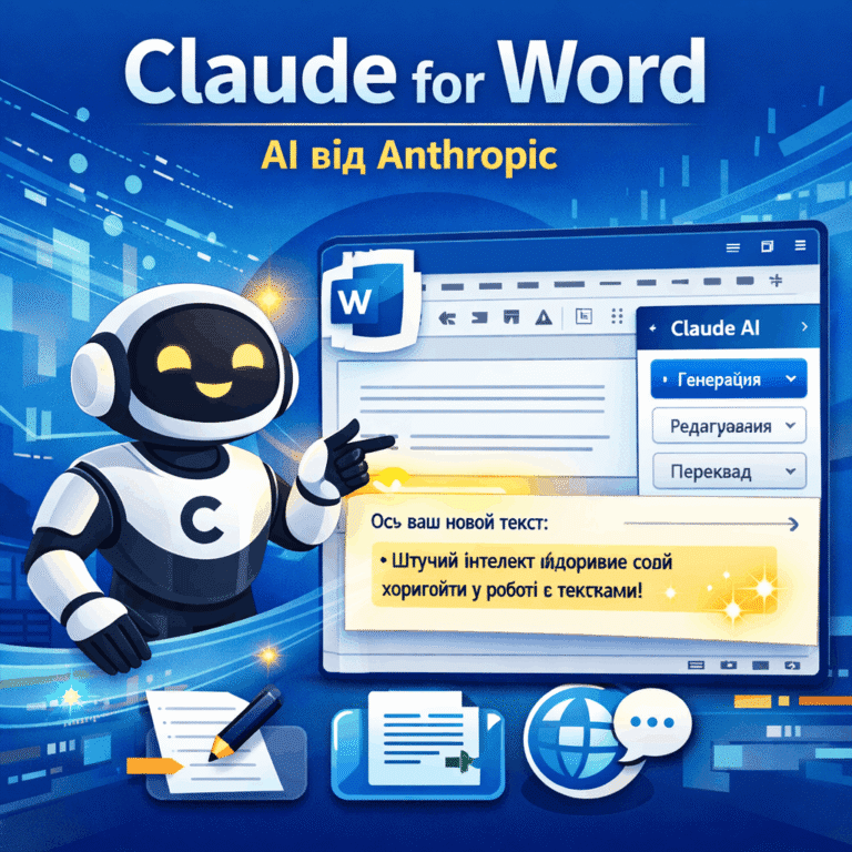 Claude у Microsoft Word: Нова ера автоматизації текстів