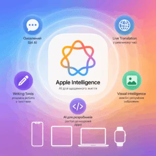 Apple представила масштабне оновлення Apple Intelligence: AI з’явиться майже в кожному додатку